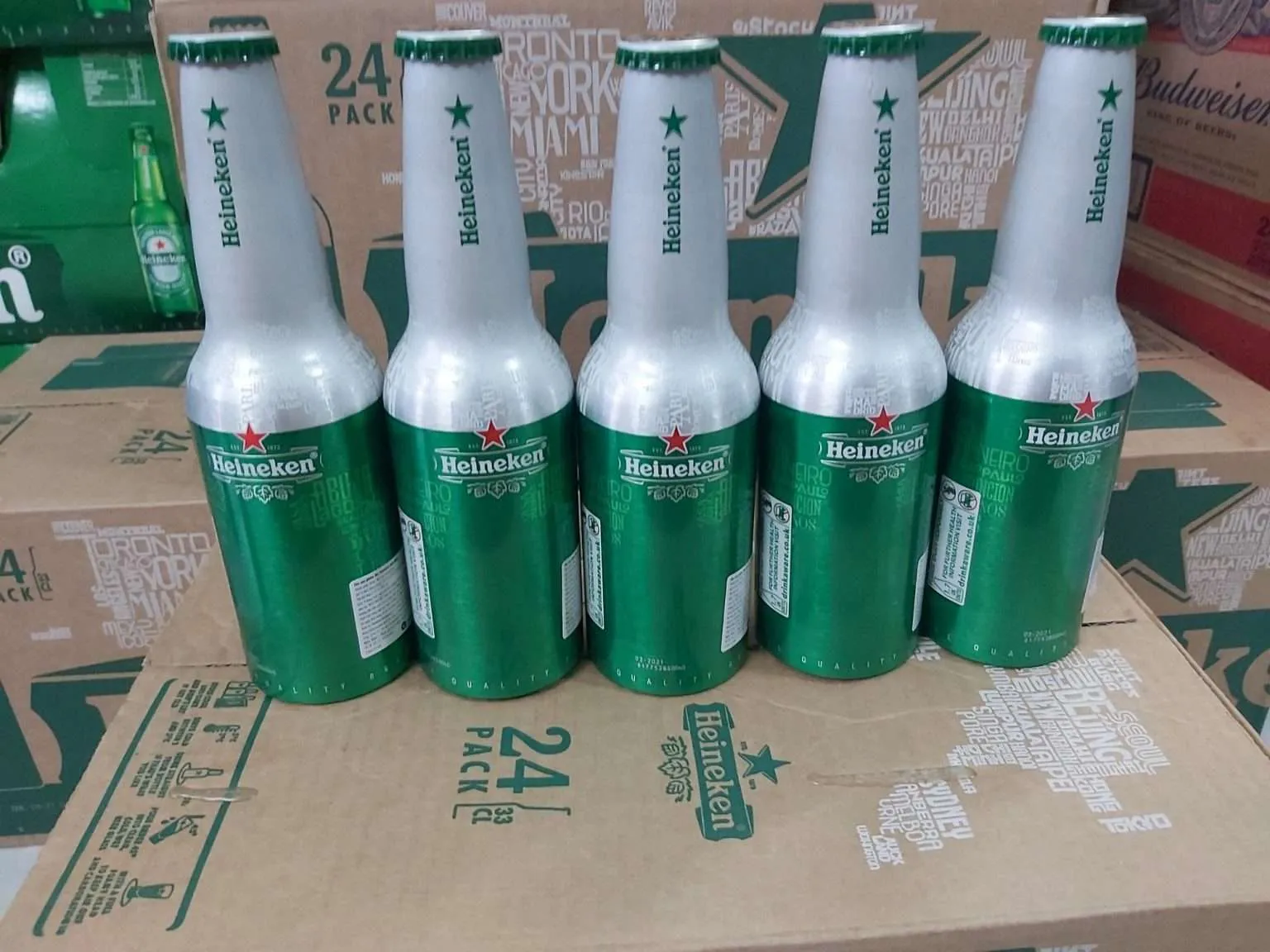 Wholesale Heineken Premium Lager 24x 330ml Aluminum Bottles